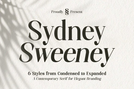 Sydney Sweeney Font